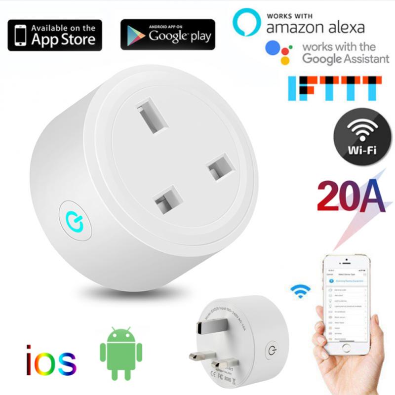 Smart Socket/Plug Support Power Monitor Wireless Remote Socket Smart Timer Plug Voice Control With Alexa Google Home